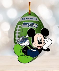 Seattle Seahawks Ugly Christmas Sweater Captain Mickey Mouse