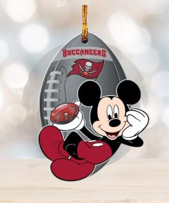 NFL Pittsburgh Steelers Xmas Mickey Custom Name Ornament - Binteez