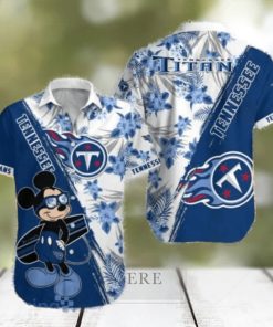 Tennessee Titans NFL Flower Hawaiian Shirt Style Gift For Men