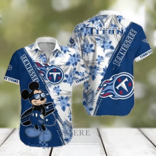 NFL Tennessee Titans Tropical Aloha Hawaiian Shirts