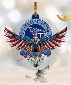 NFL New York Jets Xmas Gift For Fans American US Eagle Personalized Name  Ornament - Binteez