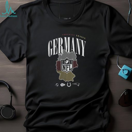 Germany Nfl Shield Frankfurt Hometown Dolphins Kansas Colts Patriots 4 Team  Graphic T-Shirts, hoodie, sweater, long sleeve and tank top