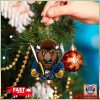 Custom Name Philadelphia Eagle NFL Christmas Ornament