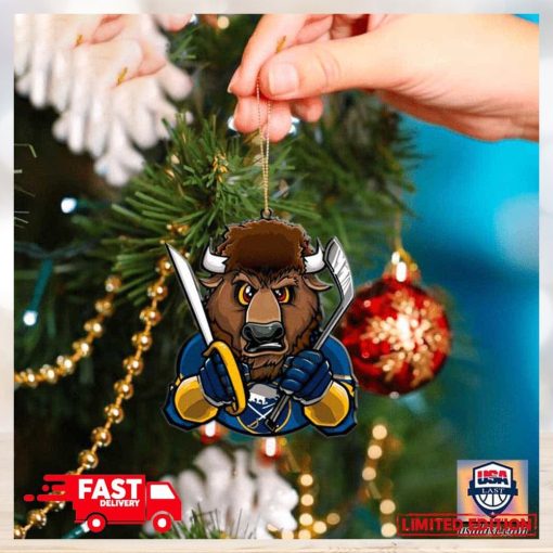 NHL Buffalo Sabres Mascot Christmas Tree Decorations 2023 Xmas Holiday Ornament