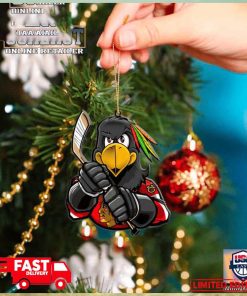 NHL Chicago Blackhawks Mascot Christmas Tree Decorations 2023 Holiday Ornament