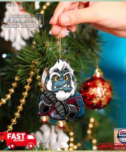 NHL Colorado Avalanche Mascot Christmas Tree Decorations 2023 Holiday Ornament