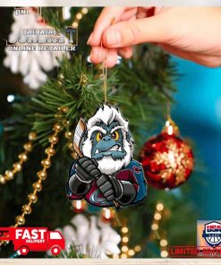 NHL Colorado Avalanche Mascot Christmas Tree Decorations 2023 Holiday Ornament