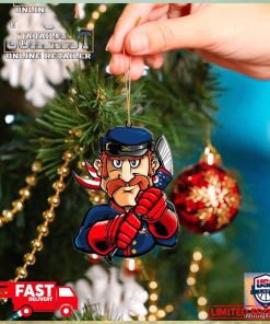 NHL Columbus Blue Jackets Mascot Christmas Tree Decorations 2023 Ornament