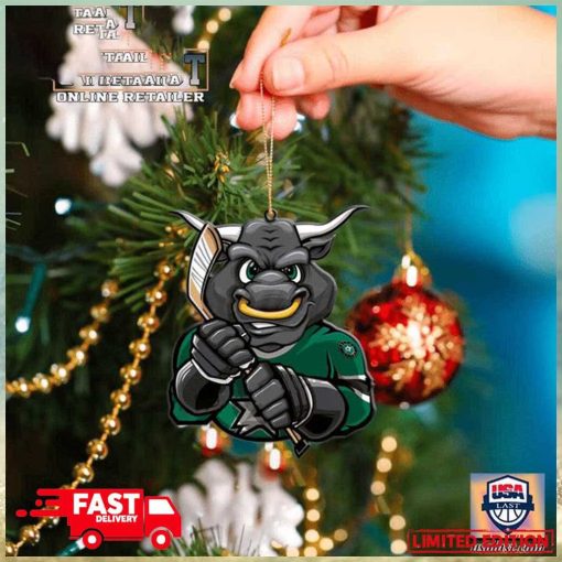 NHL Dallas Stars Mascot Christmas Tree Decorations 2023 Holiday Ornament