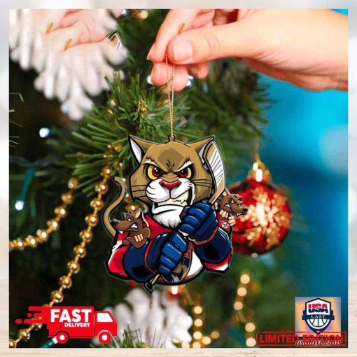 NHL Florida Panthers Mascot Christmas Tree Decorations 2023 Holiday Ornament