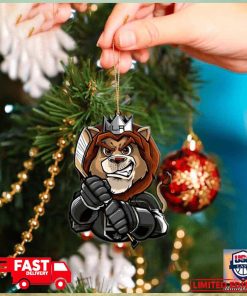 NHL Los Angeles Kings Mascot Christmas Fan Gifts Tree Decorations 2023 Holiday Ornament