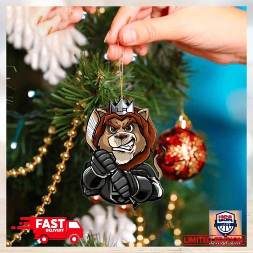 NHL Los Angeles Kings Mascot Christmas Fan Gifts Tree Decorations 2023 Holiday Ornament