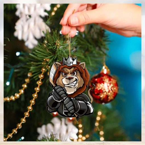 NHL Los Angeles Kings Mascot Christmas Ornament