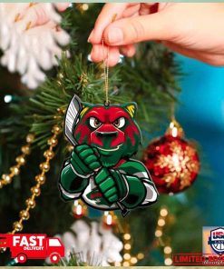 NHL Minnesota Wild Mascot Christmas Tree Decorations 2023 Holiday Ornament