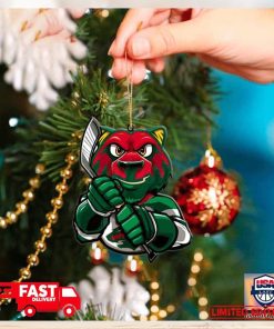 NHL Minnesota Wild Mascot Christmas Tree Decorations 2023 Holiday Ornament