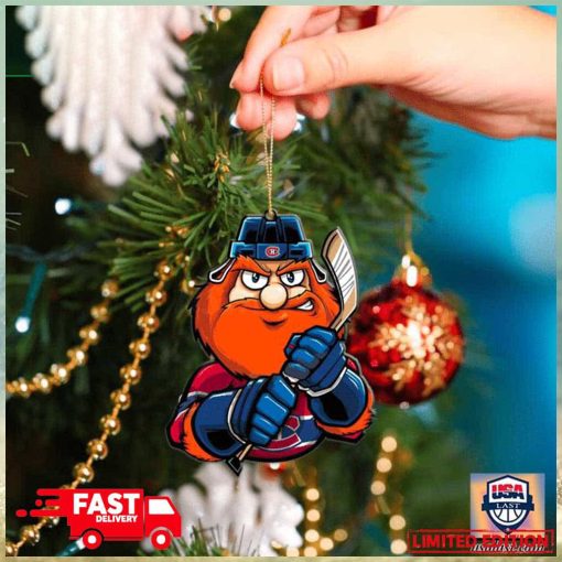 NHL Montreal Canadiens Mascot Christmas Tree Decorations 2023 Xmas Gift Ornament
