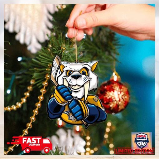 NHL Nashville Predators Mascot Christmas Tree Decorations 2023 Ornament