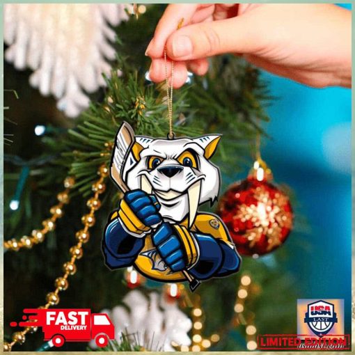 NHL Nashville Predators Mascot Christmas Tree Decorations 2023 Ornament