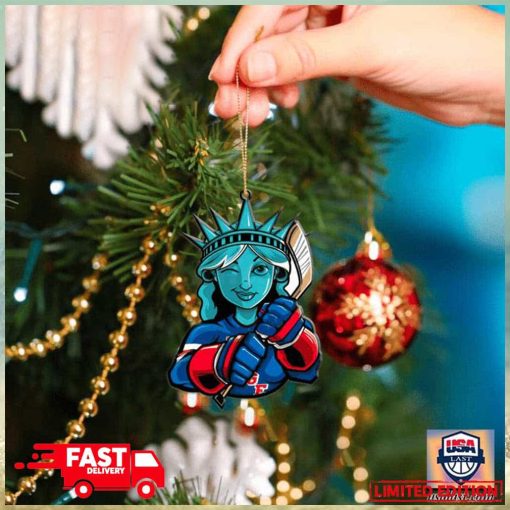 NHL New York Rangers Mascot Christmas Tree Decorations 2023 Holiday Ornament