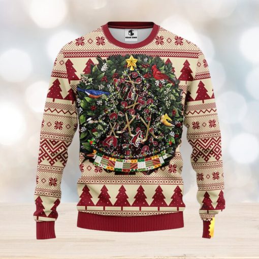 NHL Phoenix Coyotes Ugly Christmas Sweater Ball Pine Tree Christmas Unisex Sweater