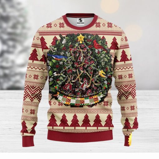 NHL Phoenix Coyotes Ugly Christmas Sweater Ball Pine Tree Christmas Unisex Sweater