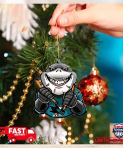 NHL San Jose Sharks Mascot Christmas Tree Decorations 2023 For Holiday Ornament