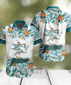 NHL San Jose Sharks Special Tropical Flower Hawaiian Shirt