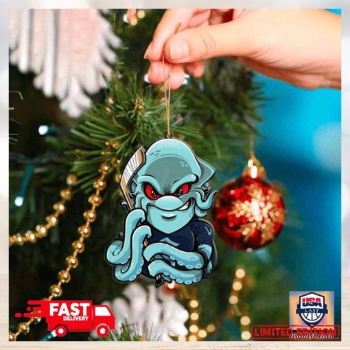 NHL Seattle Kraken Mascot Christmas 2023 Holiday Tree Decorations Ornament