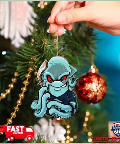 NHL Seattle Kraken Mascot Christmas 2023 Holiday Tree Decorations Ornament