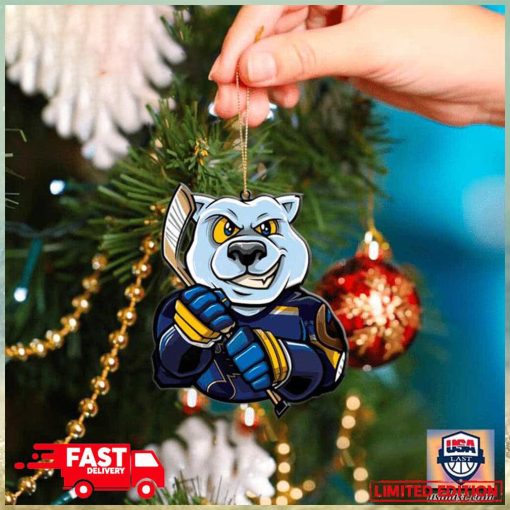 NHL St Louis Blues Mascot Christmas 2023 Holiday Tree Decorations Ornament