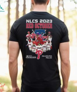 Nlcs 2023 Red October 2023 Postseason Philadelphia Phillies Shirt -  Guineashirt Premium ™ LLC