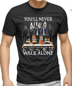 NWA you’ll never walk alone signatures shirt