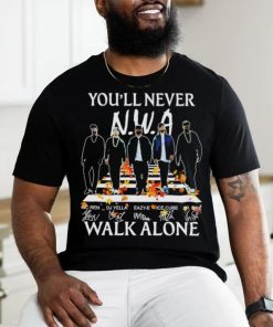 NWA you’ll never walk alone signatures shirt
