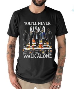 NWA you’ll never walk alone signatures shirt