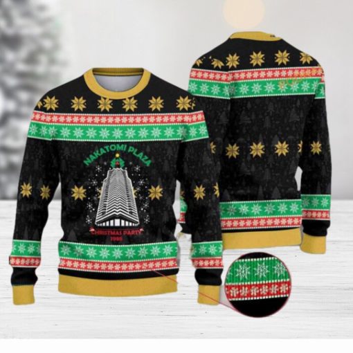 Nakatomi Plaza Die Hard Christmas Naughty Ugly Christmas Sweater