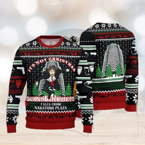 Nakatomi Plaza Hans Gruber Knitted 3D Sweater For Christmas