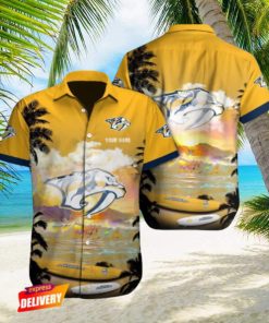 Nashville Predators Nhl Custom Name Hawaiian Shirts For Men Women Fans shirt