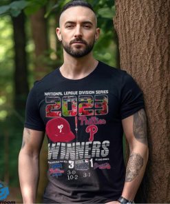 National League Division Series 2023 Philadelphia Phillies 3 – 1 Atlanta Braves T Shirt, hoodie, sweater, long sleeve and tank top National League Division Series 2023 Philadelphia Phillies 3 – 1 Atlanta Braves T Shirt