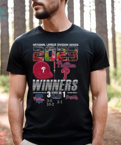 National League Division Series 2023 Philadelphia Phillies 3 – 1 Atlanta Braves T Shirt, hoodie, sweater, long sleeve and tank top National League Division Series 2023 Philadelphia Phillies 3 – 1 Atlanta Braves T Shirt