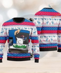 Natural Ice Beer Cat Meme Christmas 3D Naughty Christmas Sweater