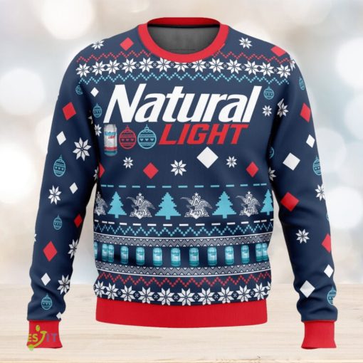 Natural Light Beer Cute Ugly Christmas Sweater Christmas Gift For Family