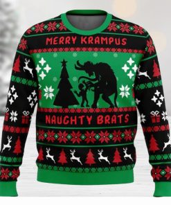 Naughty Brats Krampus Ugly Christmas Sweater