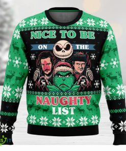 Naughty List Club Pop Culture Cute Ugly Christmas Sweater Christmas Gift For Family