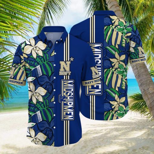 Navy Midshipmen NCAA Hawaiian Shirt Summer Fruits Aloha Shirt