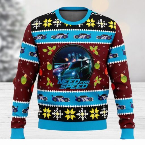 Need For Speed Ugly Christmas Sweater