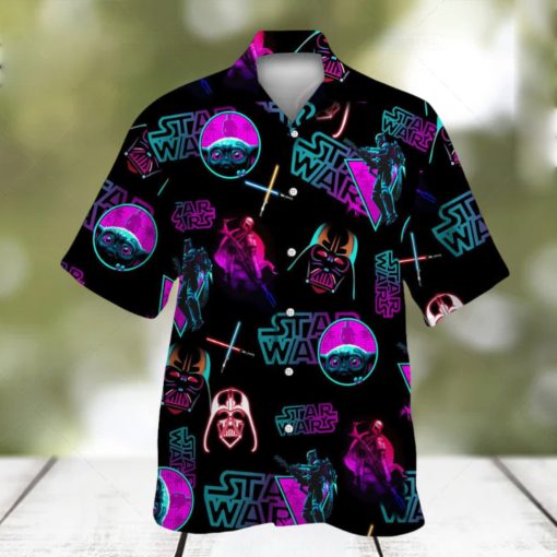 Neon Star Wars Hawaiian Shirt