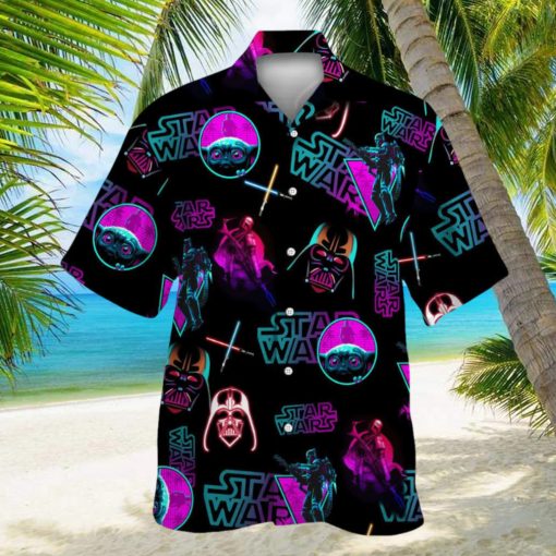 Neon Star Wars Hawaiian Shirt