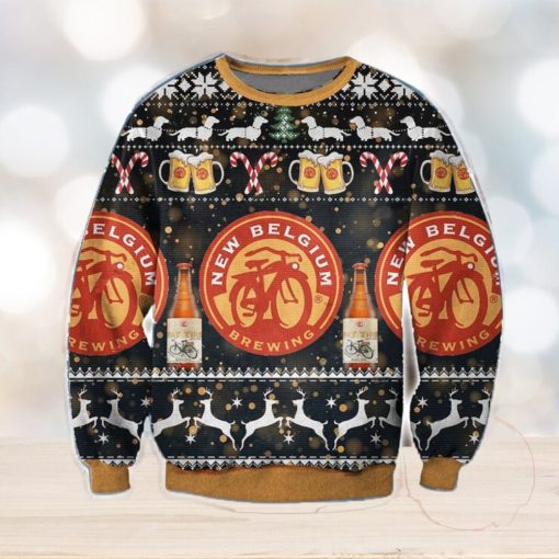 New Belgium 3D Ugly Christmas Sweater Christmas Gift