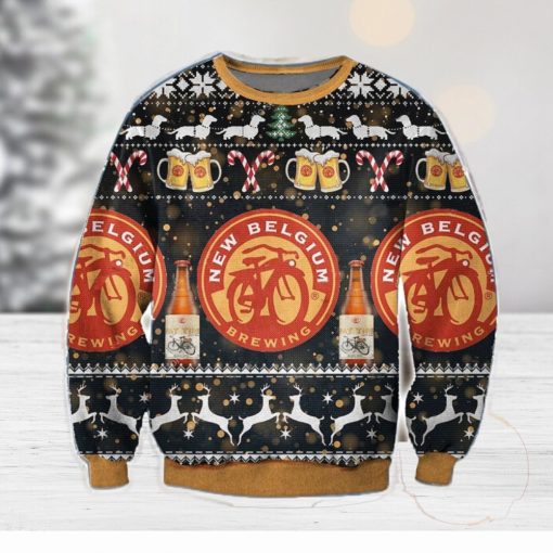 New Belgium 3D Ugly Christmas Sweater Christmas Gift