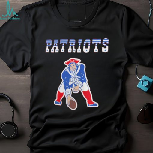 New England Patriot mascot logo team shirt